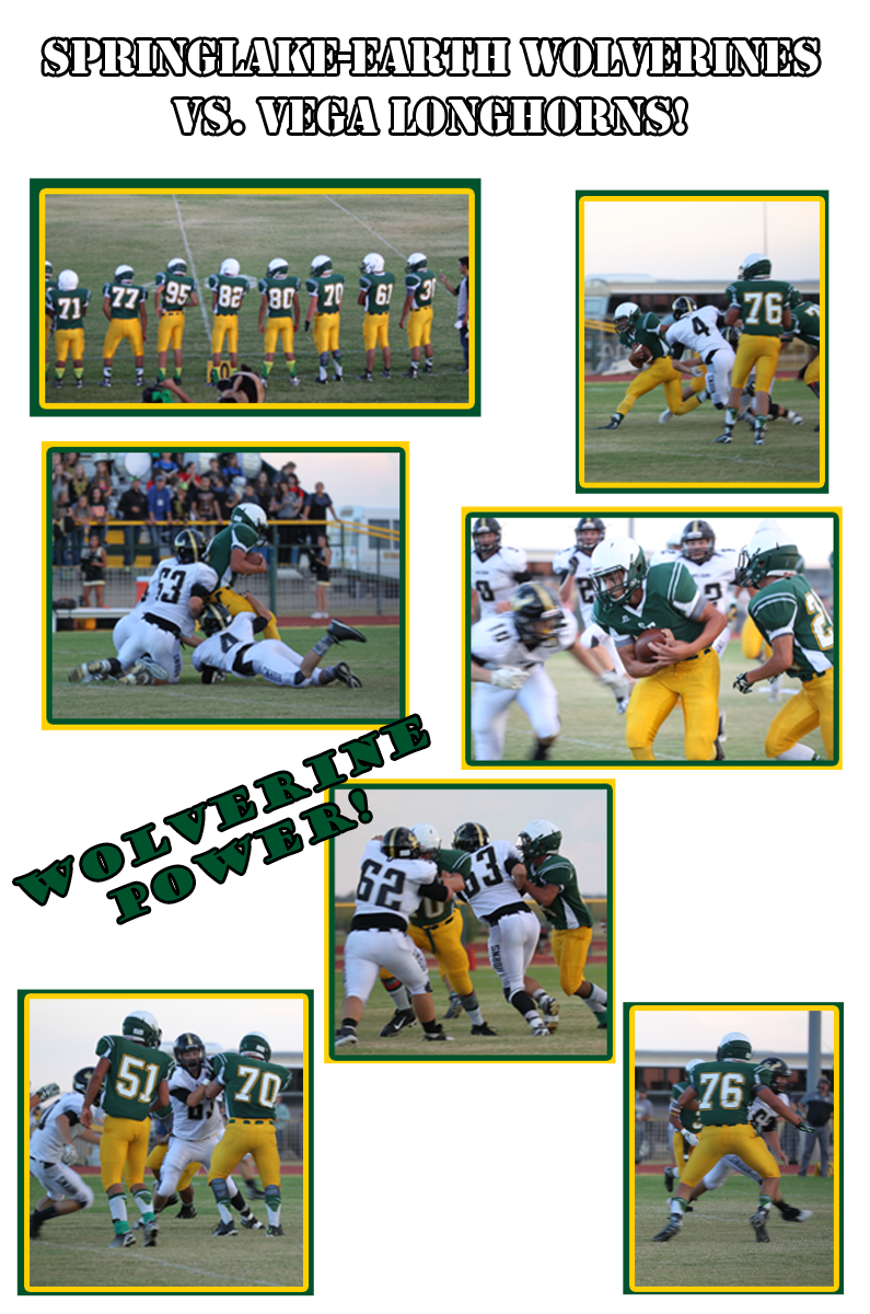 SpringlakeEarth High School Vega Football Game